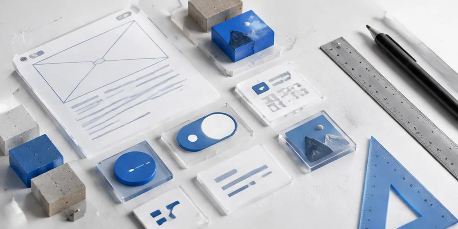 Interface components and architecture drawing tools