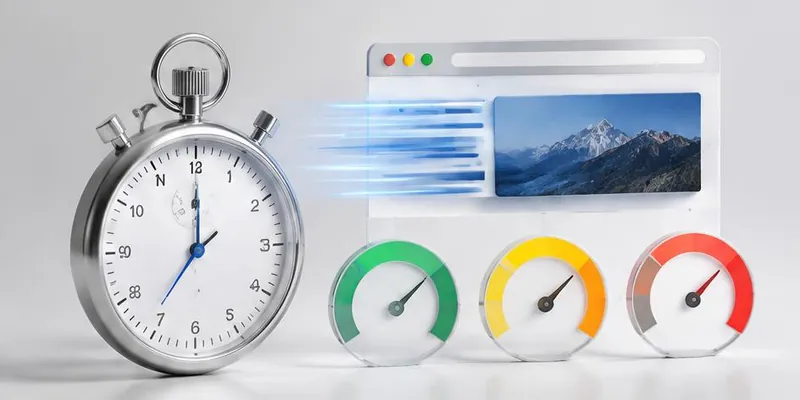 Stopwatch, browser and web performance gauges