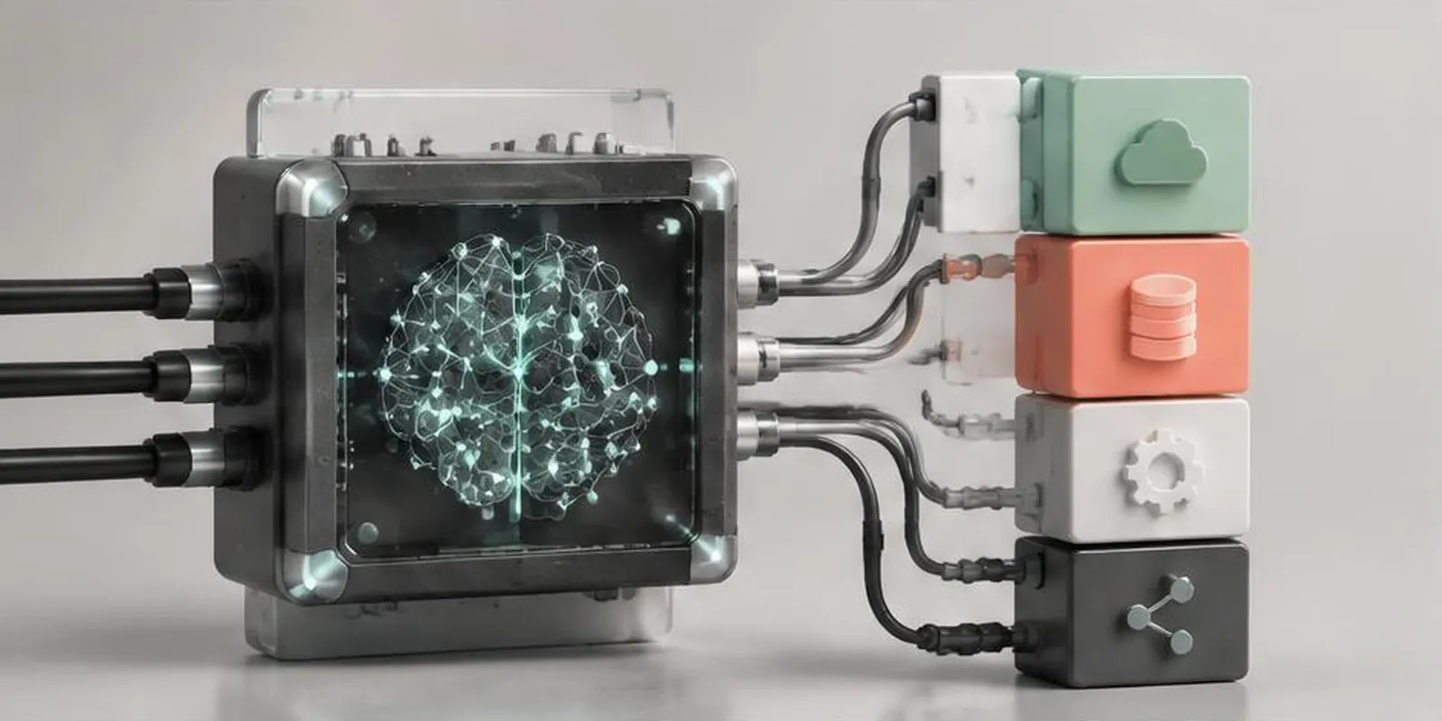 Neural processor connected to SaaS modules