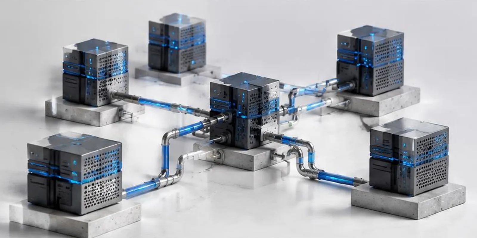 Interconnected microservice server pods