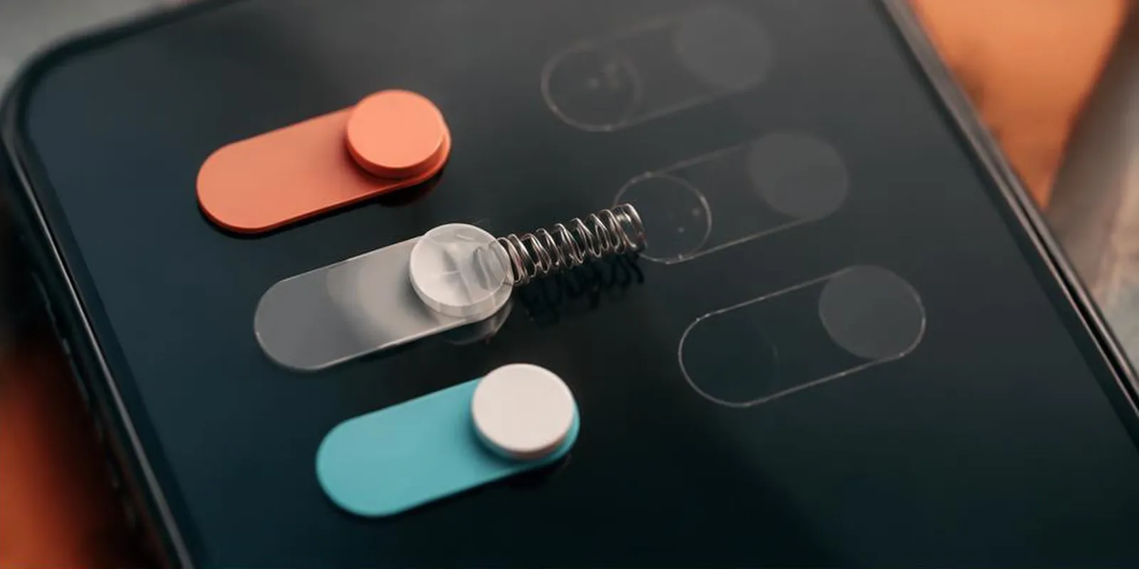Tactile interface switches illustrating micro-interactions
